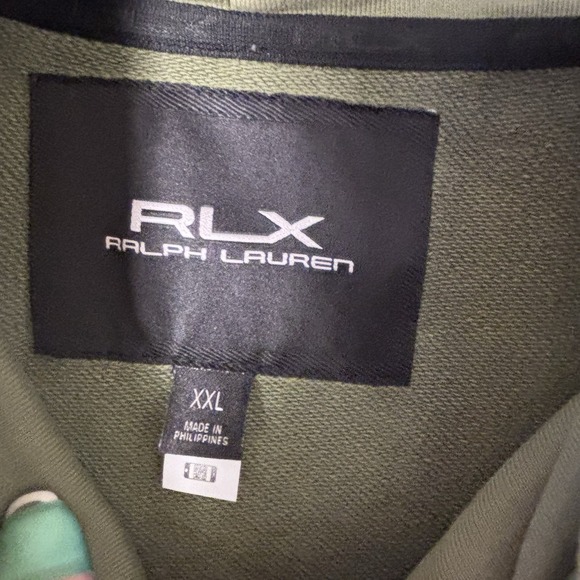 Ralph Lauren RLX Performance French Terry Jogger Sweatshirt Green Sz XXL - Picture 12 of 14